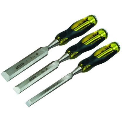 STANLEY FATMAX 12-25mm Thru Tang Wood Chisel Set - 3 Piece 2-16-268