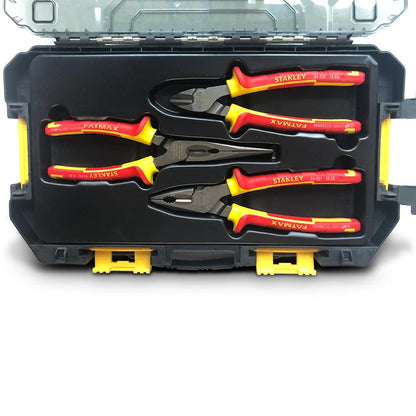 STANLEY FATMAX 3 Piece VDE 1000V Plier Set 84-011-S