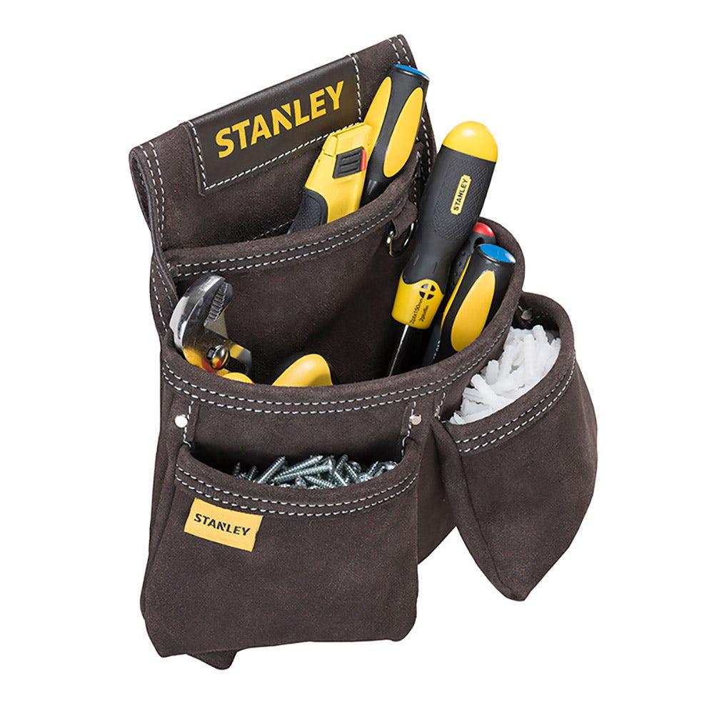 STANLEY Tool Leather Double Nail Pocket Pouch STST1-80116