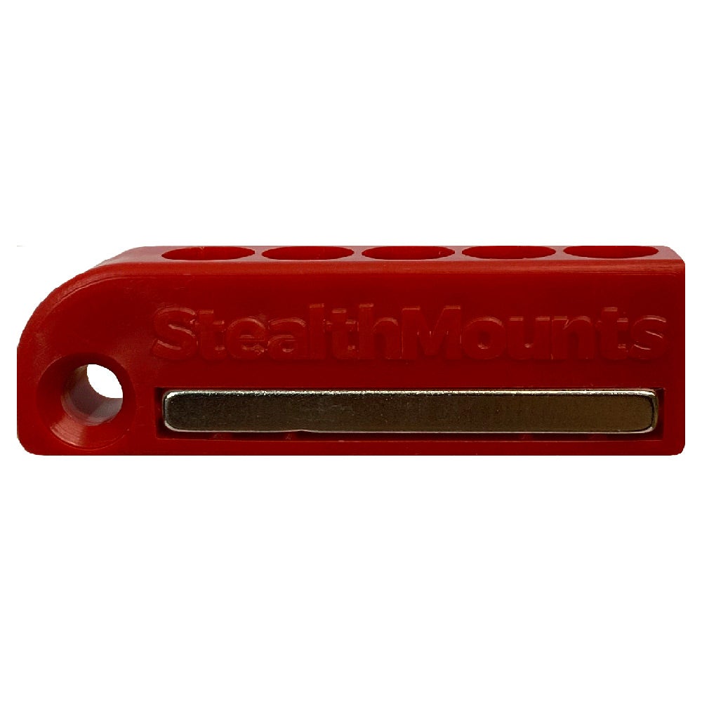 STEALTHMOUNTS 2 Pack Bit Holder for Milwaukee M12 Red BH-MW12-RED-2