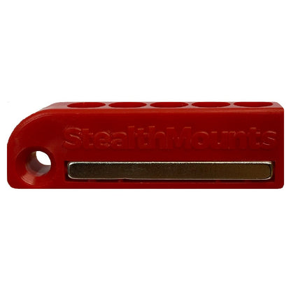 STEALTHMOUNTS 2 Pack Bit Holder for Milwaukee M12 Red BH-MW12-RED-2