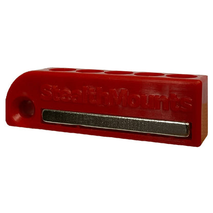 STEALTHMOUNTS 2 Pack Bit Holder for Milwaukee M12 Red BH-MW12-RED-2