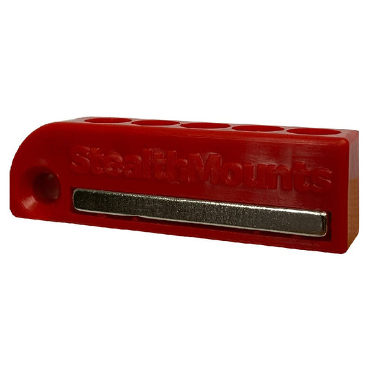 STEALTHMOUNTS 2 Pack Bit Holder for Milwaukee M12 Red BH-MW12-RED-2