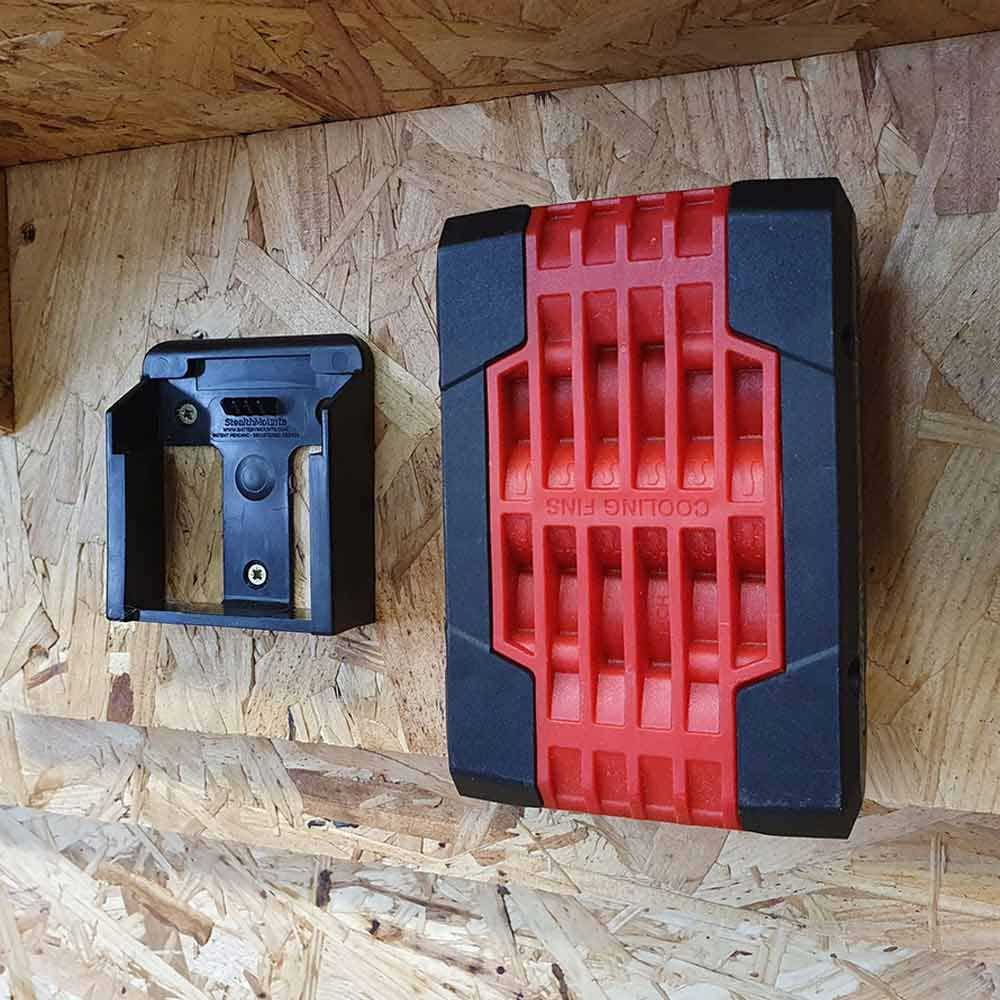 STEALTHMOUNTS Battery Mount Holder for Bosch 18V - 6 Pack