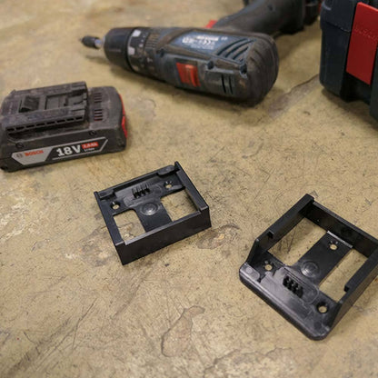STEALTHMOUNTS Battery Mount Holder for Bosch 18V - 6 Pack
