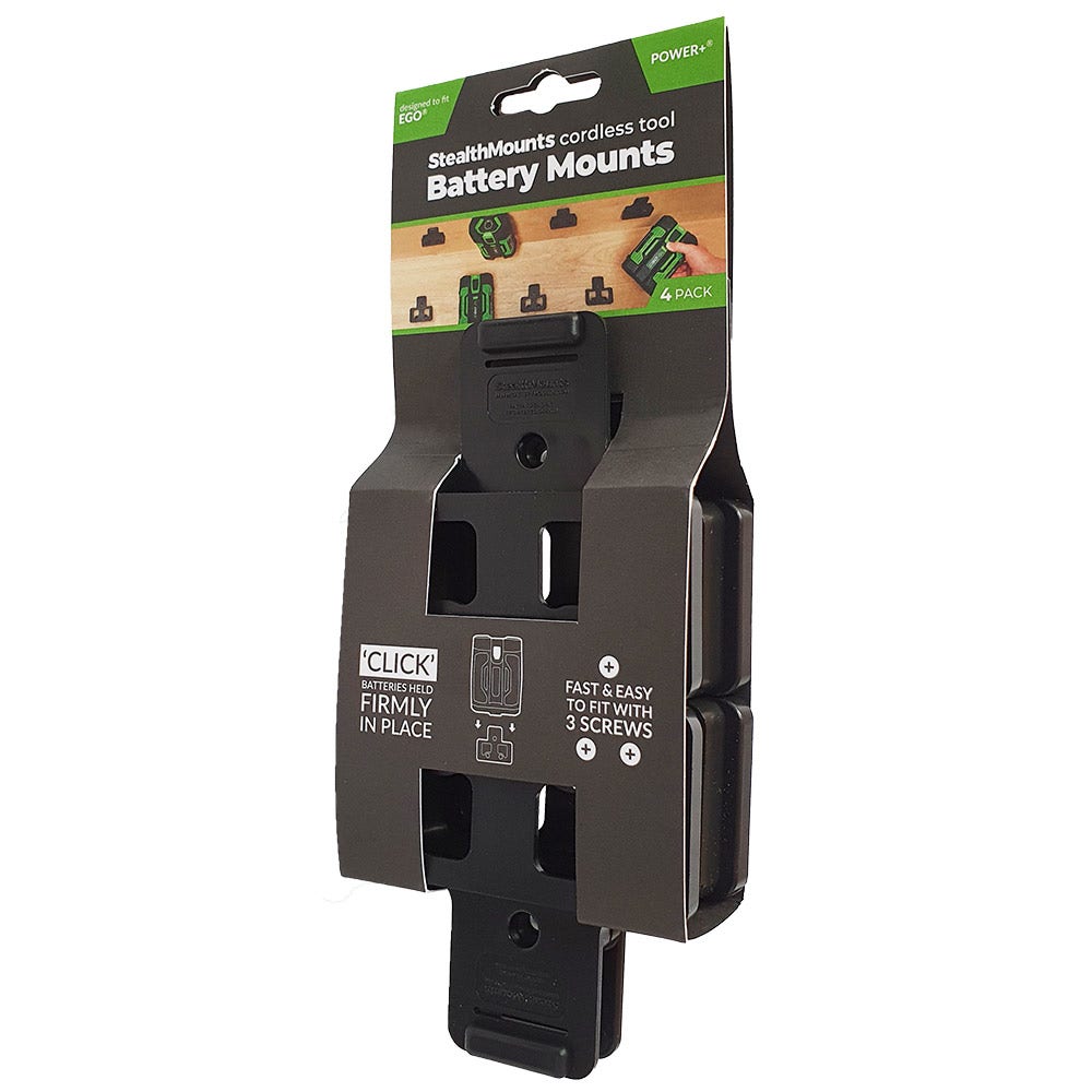 STEALTHMOUNTS Battery Mount Holder for EGO Black 56V BM-EG56-BLK-4