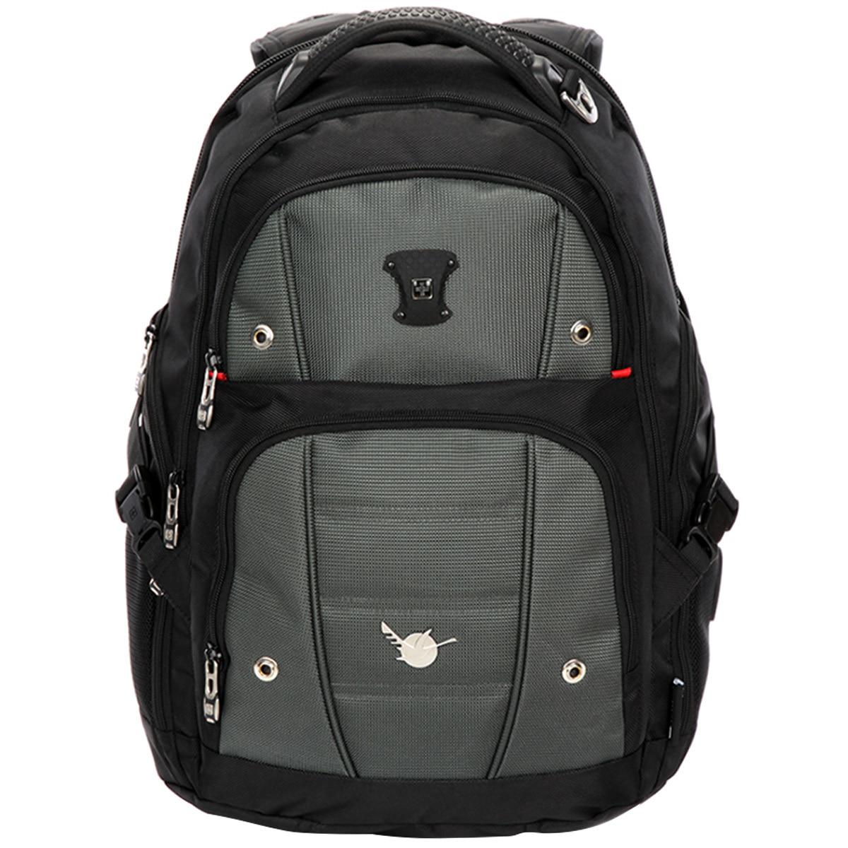 SUISSEWIN 43.2cm Laptop Backpack Grey