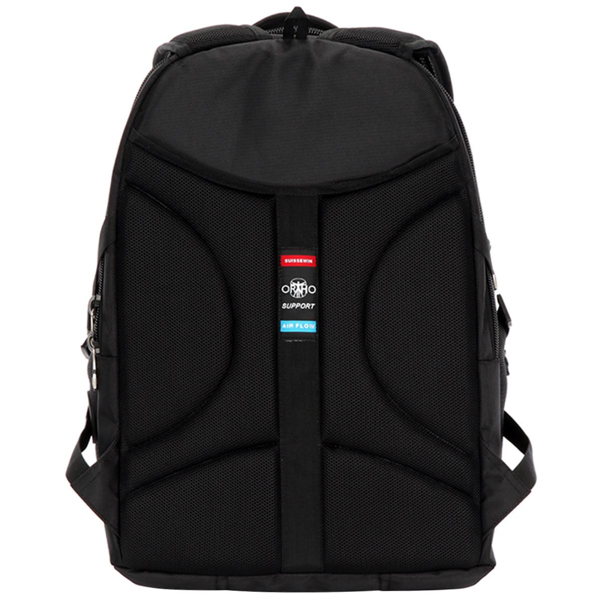 SUISSEWIN 43.2cm Laptop Backpack Grey