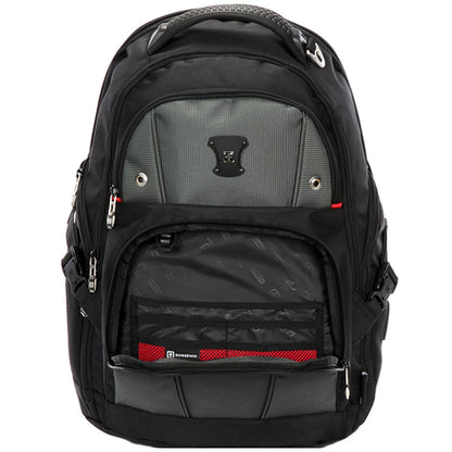 SUISSEWIN 43.2cm Laptop Backpack Grey