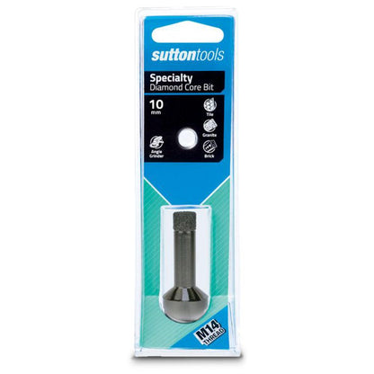 SUTTON 10 x 35mm Diamond Holesaw Angle Grinder Wet Dry