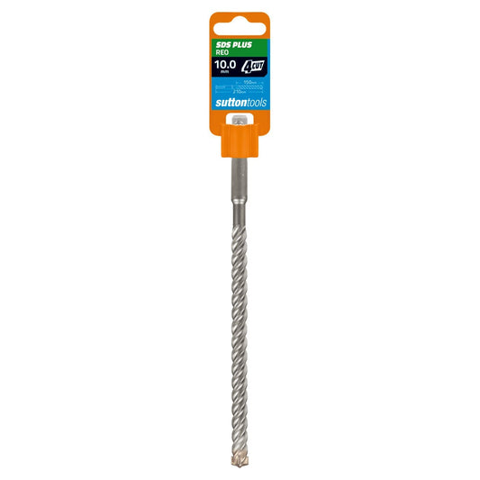 SUTTON 10x210mm 4-Cut REO SDS Plus TCT Masonry Drill Bit D6331000
