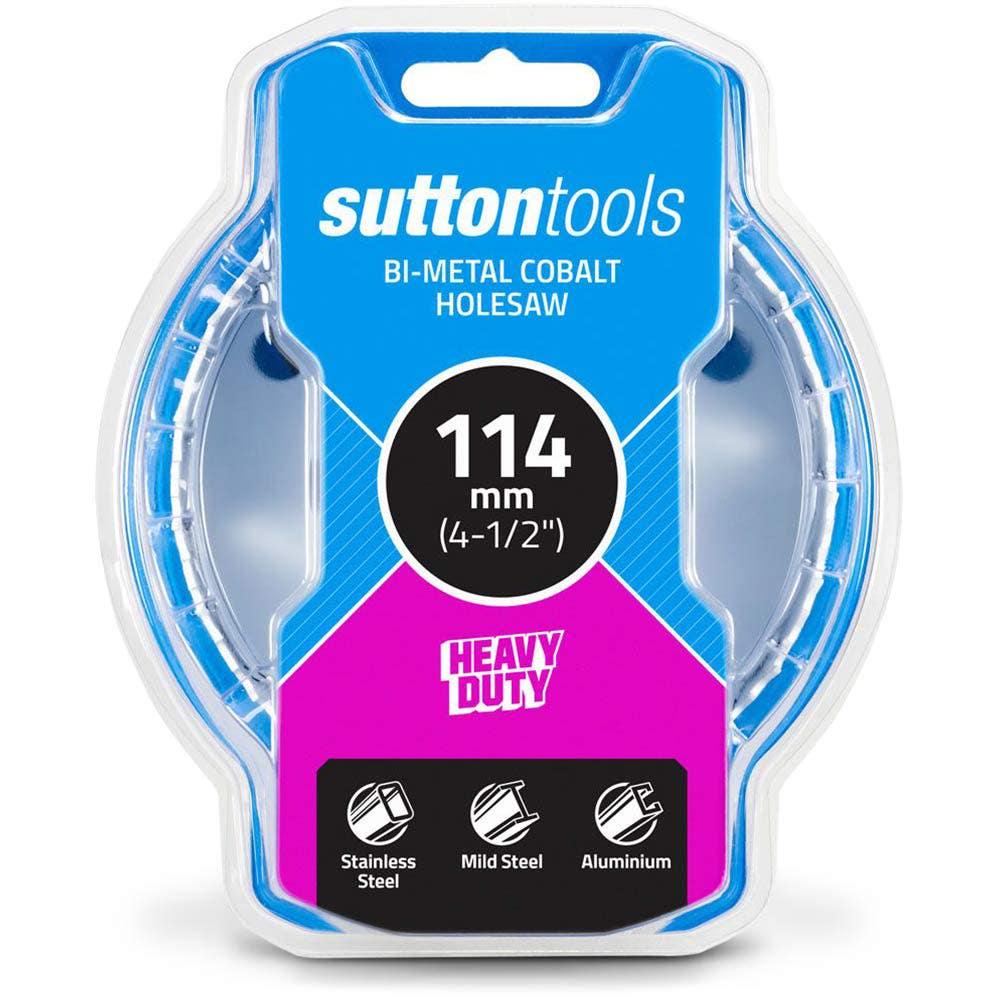 SUTTON 114mm (4.1 2inch) Bi-Metal Cobalt Holesaw