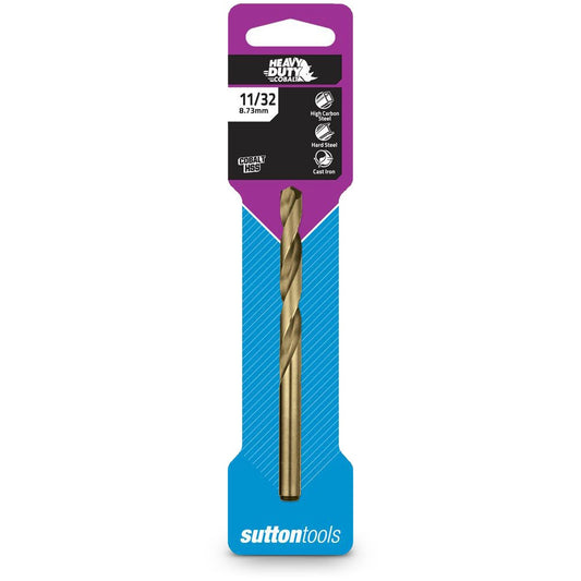 SUTTON 11 32inch x 4.3 4inch Metal Jobber Drill Bit HSS-Cobalt