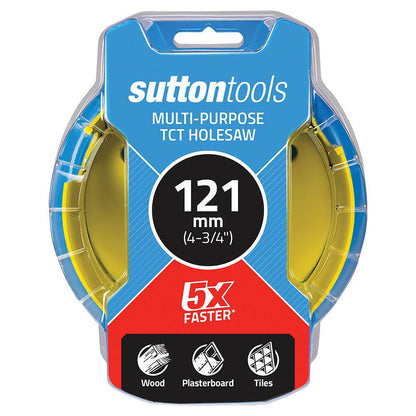 SUTTON 121mm (4-3 4inch) TCT Multi-Purpose Holesaw