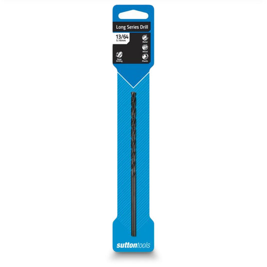 SUTTON 13 64inch x 6inch Metal Drill Bit Long Series HSS BLUE BULLET