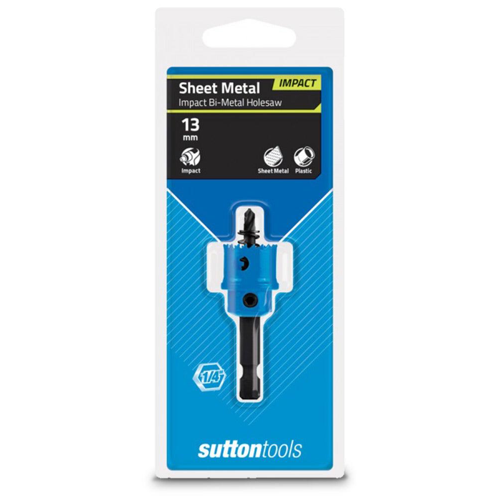 SUTTON 13mm 1 4-Hex Shank Bi-Metal Sheetmetal Holesaw