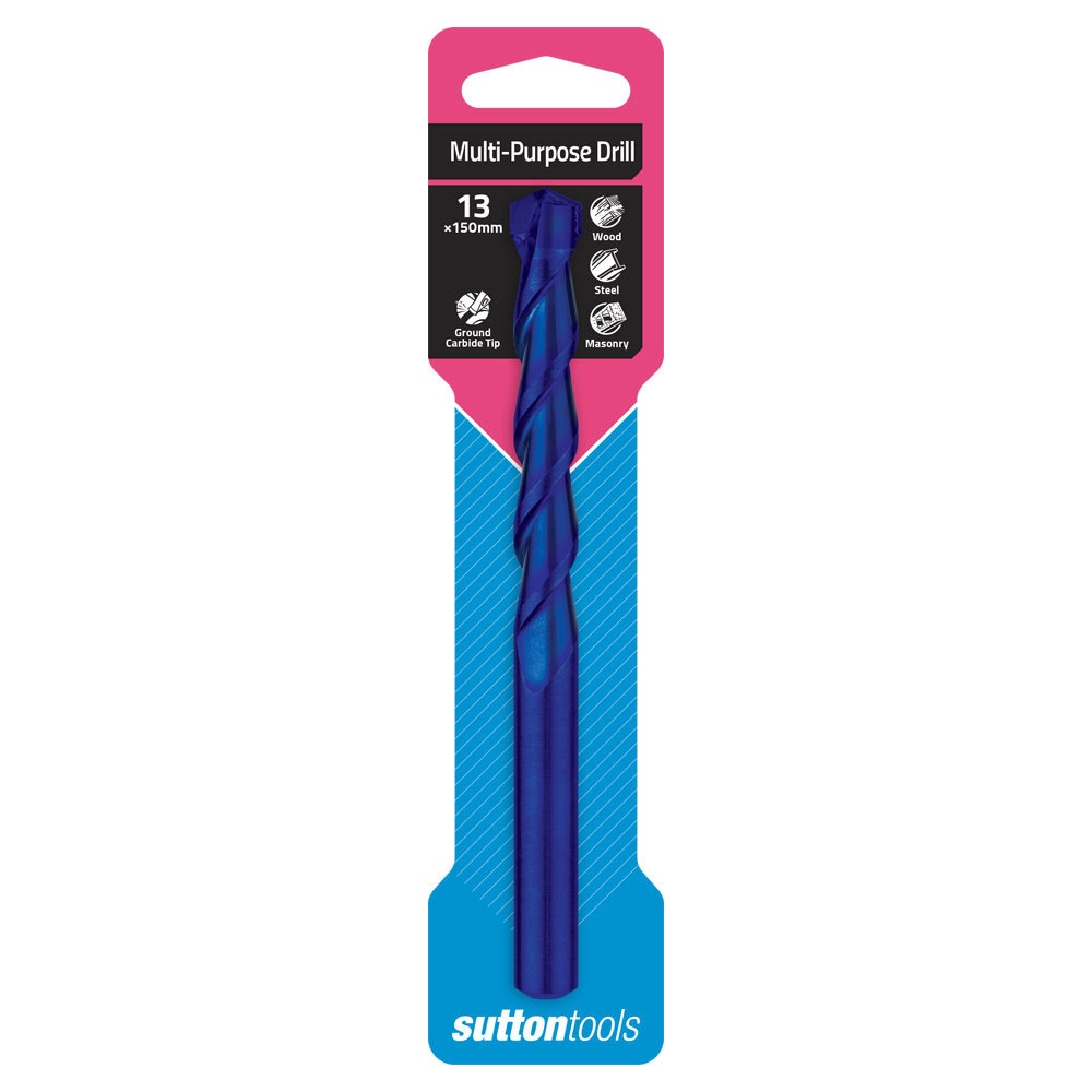 SUTTON 13x150mm TCT Multi-Purpose Drill Bit D6101300