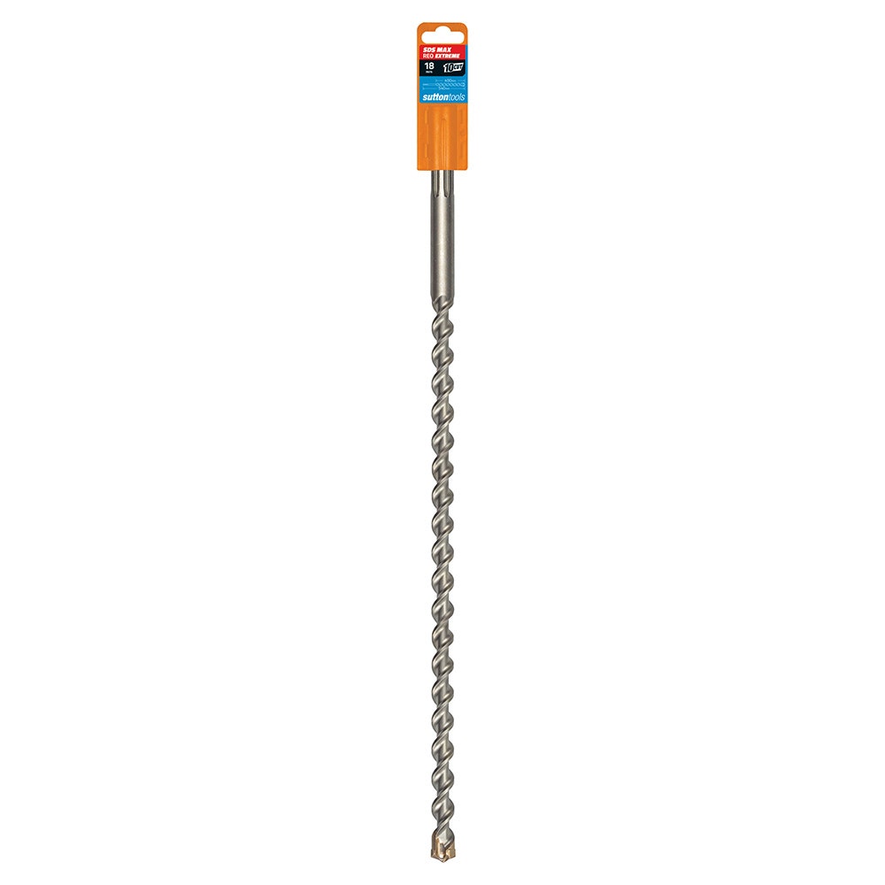 SUTTON 18x540mm 4-Cut EXTREME SDS-Max TCT Masonry Drill Bit D6451800