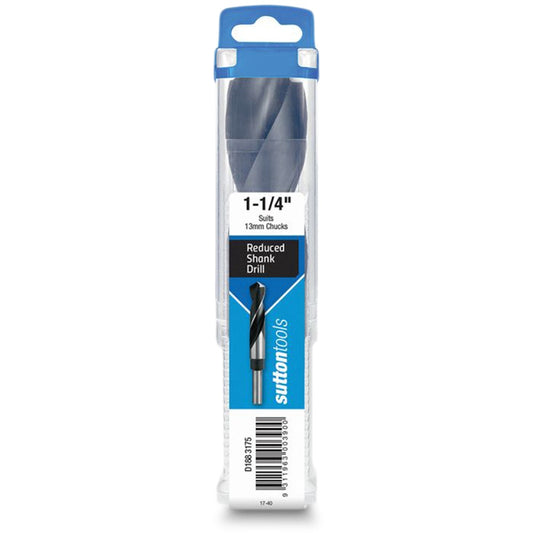 SUTTON 1-1 4inch x 152mm 12.5mm Reduced Shank HSS Metal Drill Bit