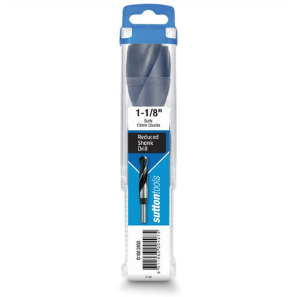 SUTTON 1-1 8inch x 152mm 12.5mm Reduced Shank HSS Metal Drill Bit