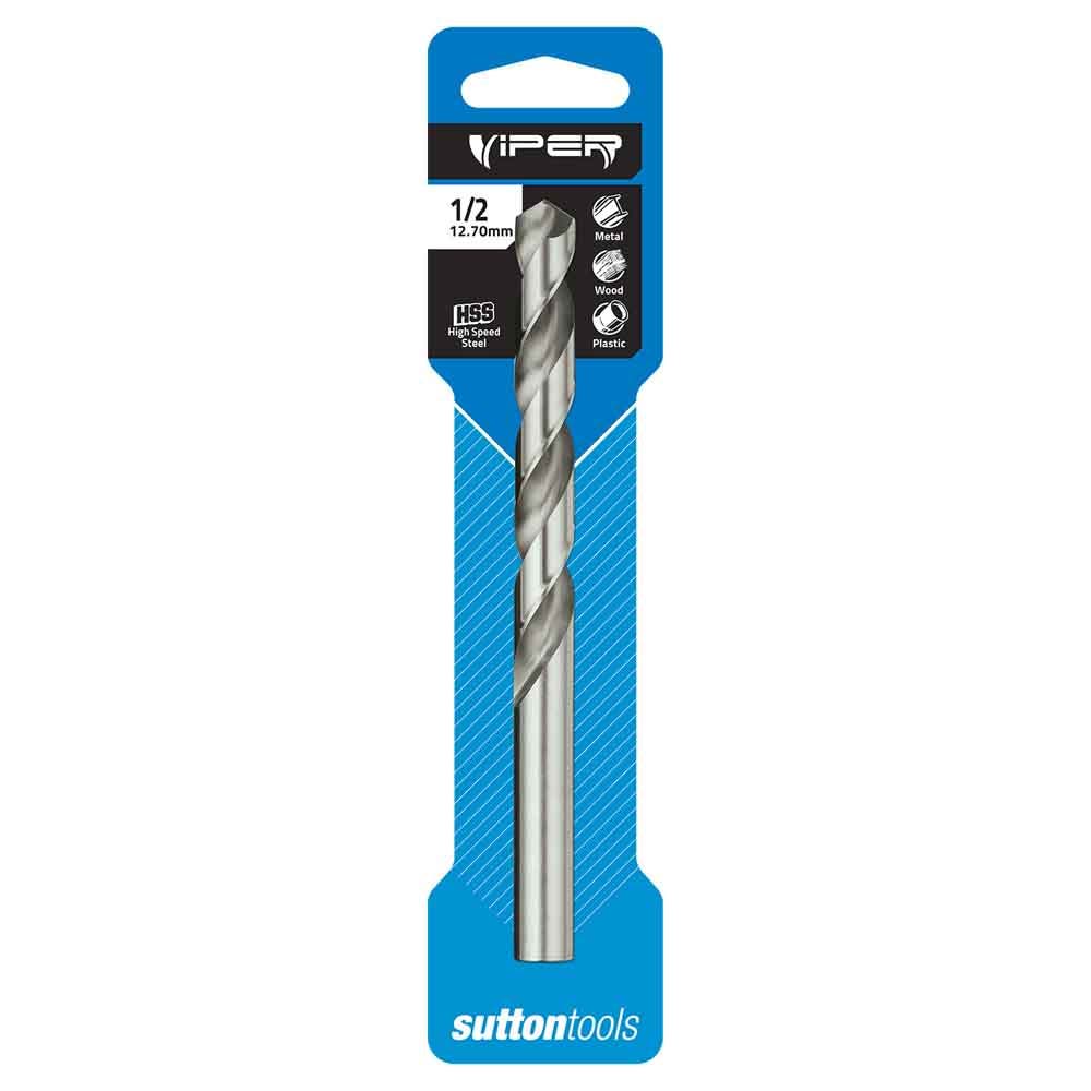SUTTON 1 2inch HSS Viper Jobber Drill Bit D1051269
