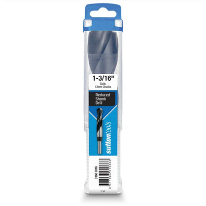 SUTTON 1-3 16inch x 152mm 12.5mm Reduced Shank HSS Metal Drill Bit