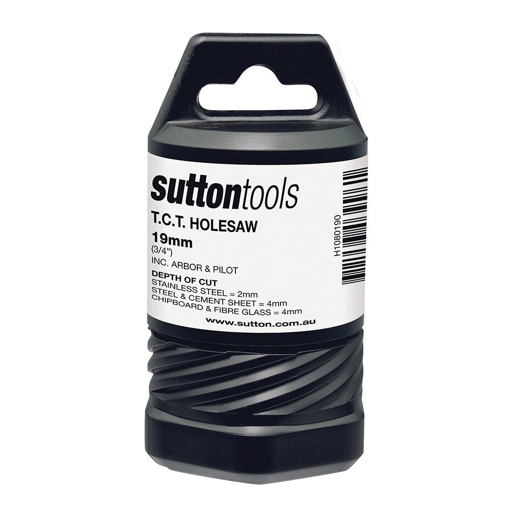 SUTTON 20mm TCT Metal Holesaw w Arbor H1080200