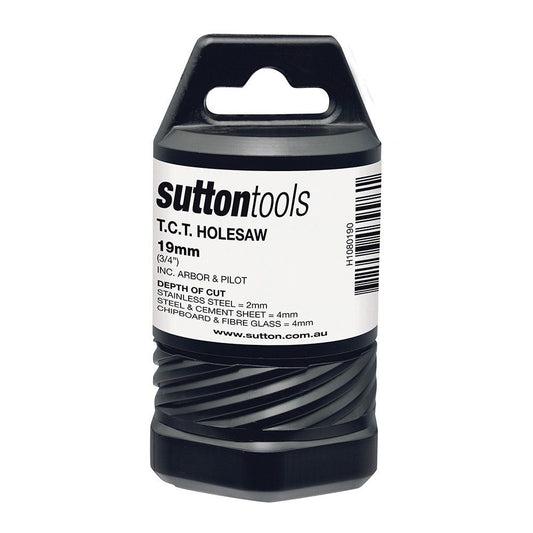 SUTTON 20mm TCT Metal Holesaw w Arbor H1080200
