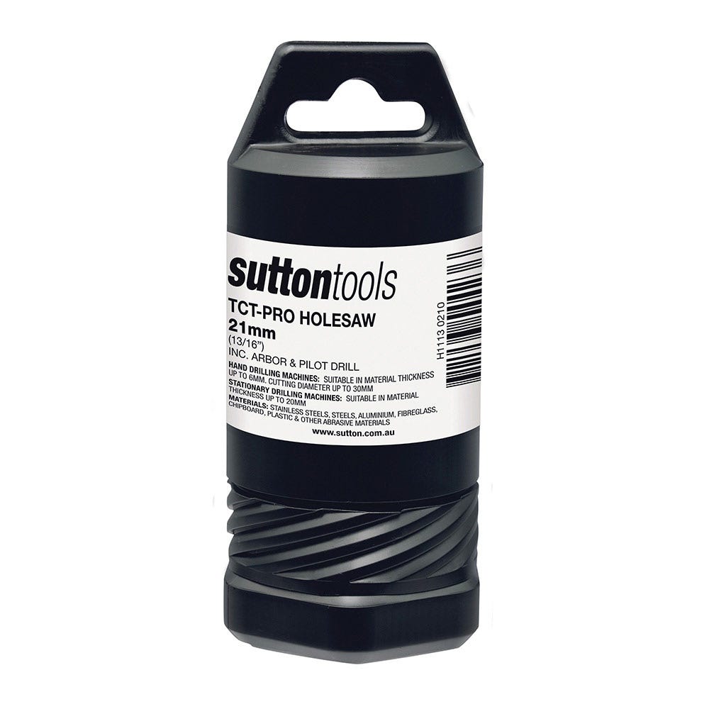 SUTTON 21mm TCT Metal Holesaw w Arbor - DEEP CUT H1130210