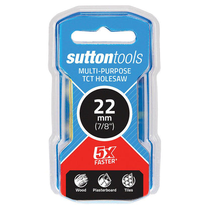 SUTTON 22mm (7 8inch) TCT Multi-Purpose Holesaw