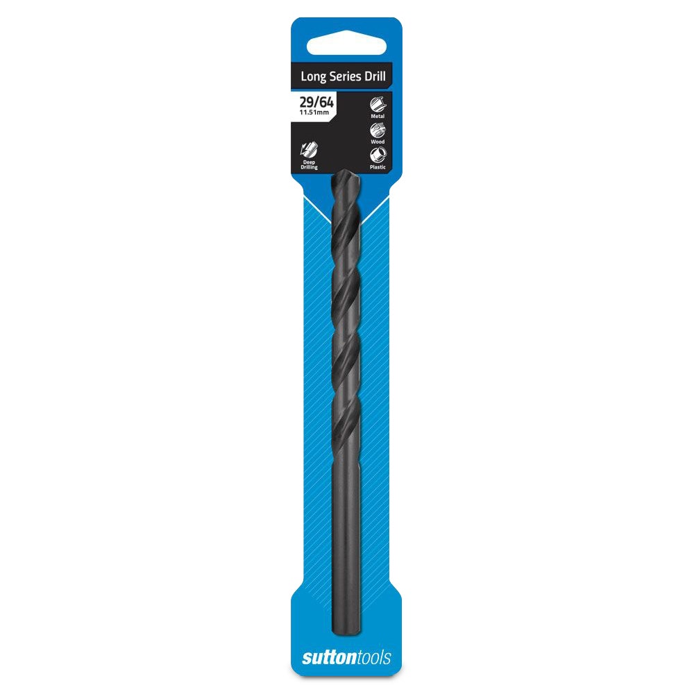 SUTTON 29 64inch x 7.1 2inch Metal Drill Bit Long Series HSS BLUE BULLET