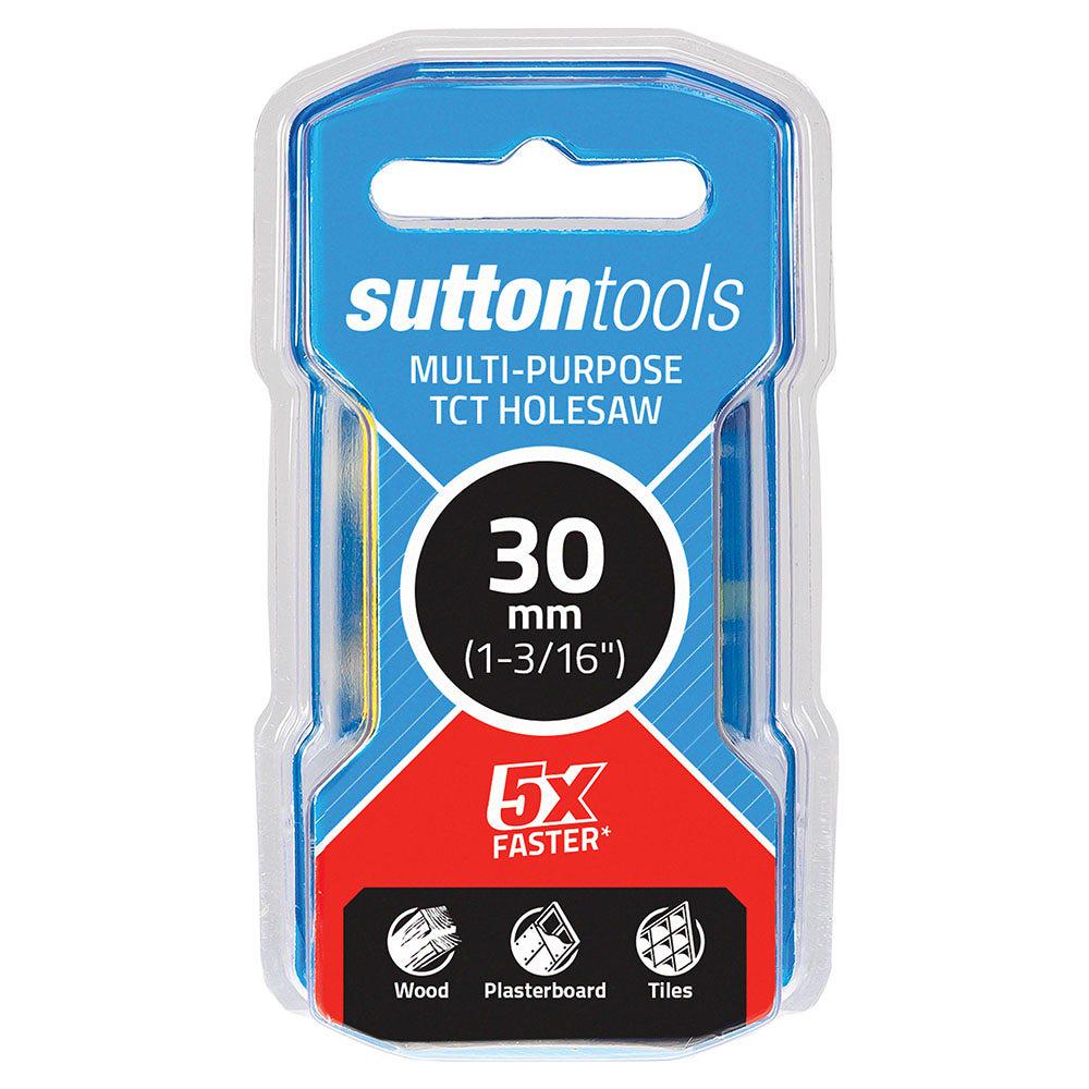 SUTTON 30mm (1-3 16inch) TCT Multi-Purpose Holesaw