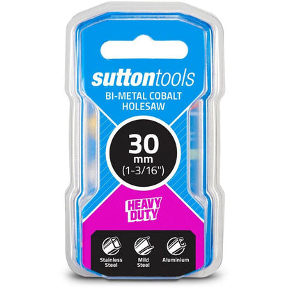 SUTTON 30mm (1.3 16inch) Bi-Metal Cobalt Holesaw