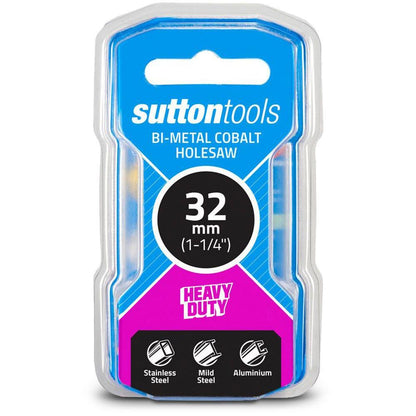 SUTTON 32mm (1.1 4inch) Bi-Metal Cobalt Holesaw