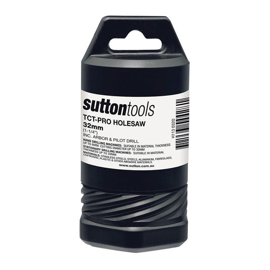 SUTTON 32mm TCT Metal Holesaw w Arbor - DEEP CUT H1130320