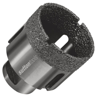 SUTTON 38 x 35mm Diamond Holesaw Angle Grinder Wet Dry