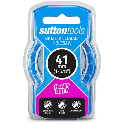 SUTTON 41mm (1.5 8inch) Bi-Metal Cobalt Holesaw