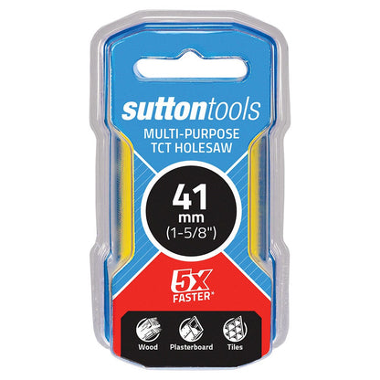 SUTTON 41mm (1-5 8inch) TCT Multi-Purpose Holesaw
