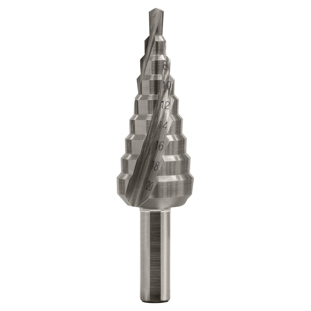 SUTTON 4-20mm 9-Step HSS Spiral Flute Step Drill Bit