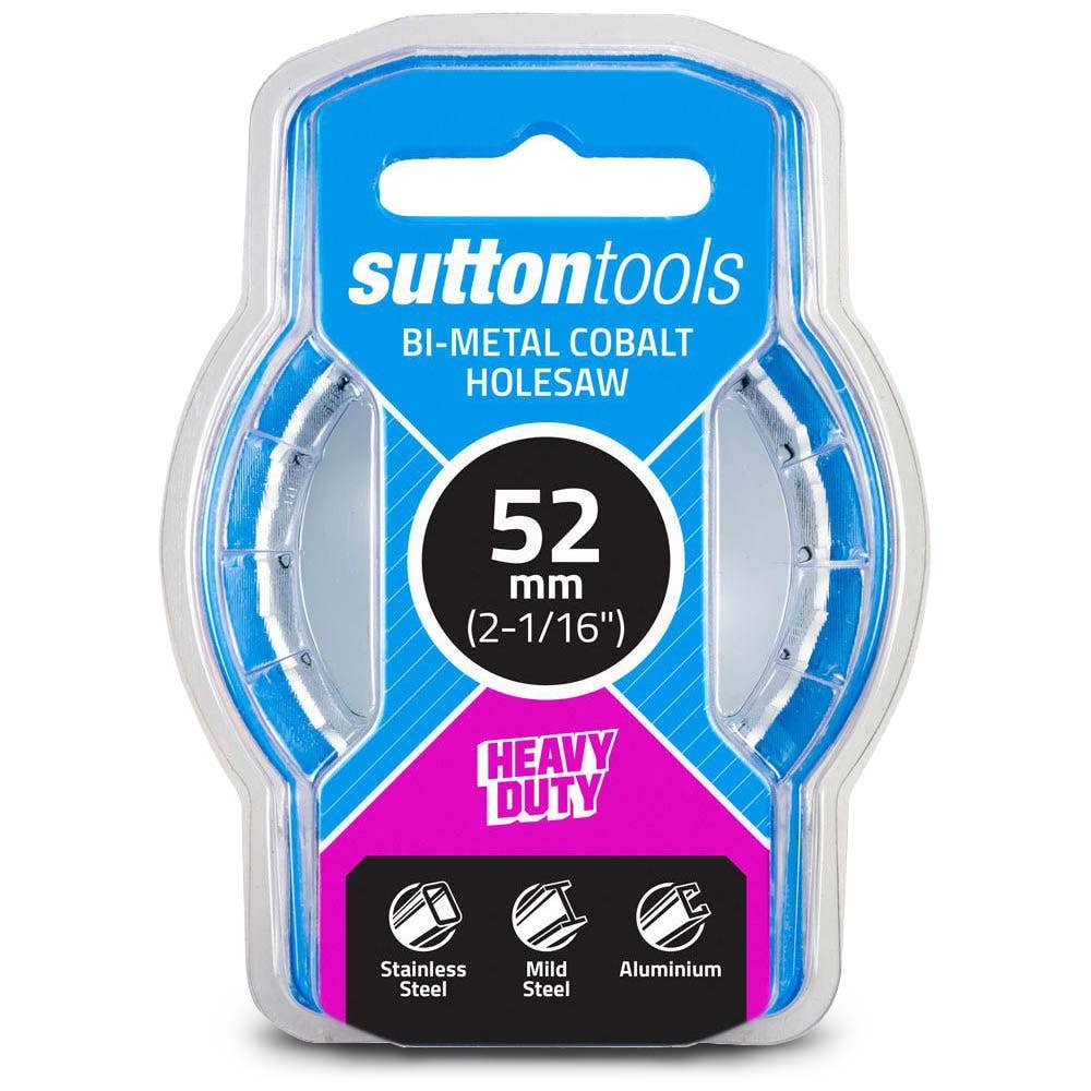 SUTTON 52mm (2.1 16inch) Bi-Metal Cobalt Holesaw