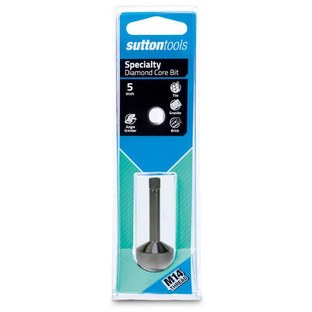 SUTTON 5 x 35mm Diamond Holesaw Angle Grinder Wet Dry