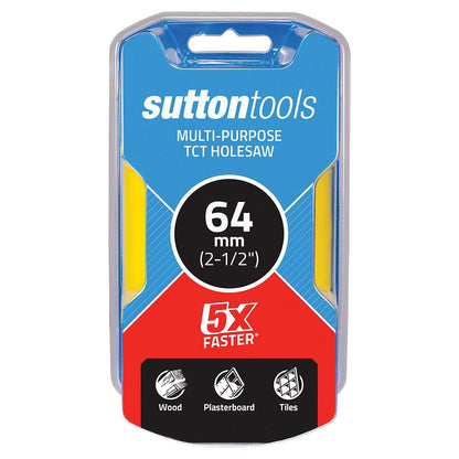 SUTTON 64mm (2-1 2inch) TCT Multi-Purpose Holesaw