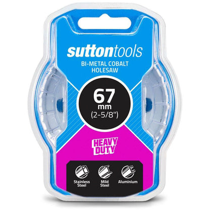 SUTTON 67mm (2.5 8inch) Bi-Metal Cobalt Holesaw