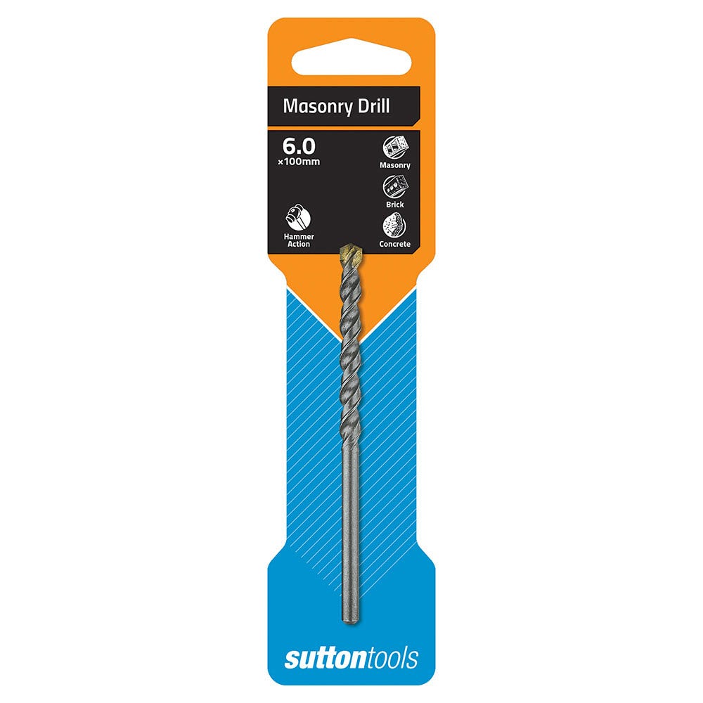 SUTTON 6.0x100mm TCT Masonry Drill Bit D6000600