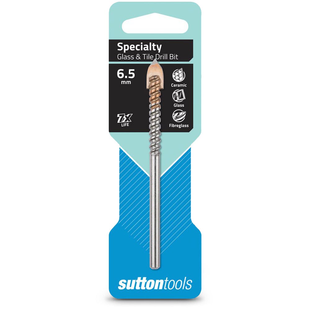 SUTTON 6.5 x 100mm TCT Glass and Tile Drill Bit