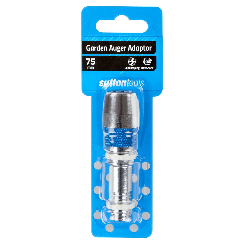 SUTTON 75mm M14 x 2 Garden Auger Adaptor D5220075