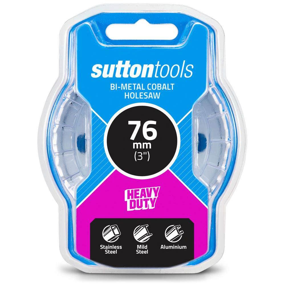 SUTTON 76mm (3inch) Bi-Metal Cobalt Holesaw