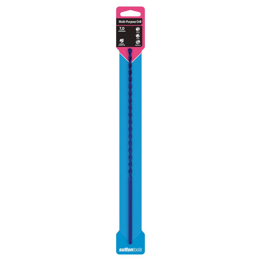 SUTTON 7.0x300mm TCT Multi-Purpose Drill Bit D6110703