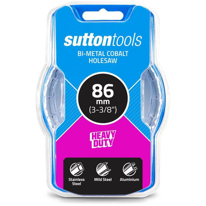 SUTTON 86mm (3.3 8inch) Bi-Metal Cobalt Holesaw