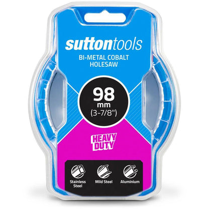 SUTTON 98mm (3.7 8inch) Bi-Metal Cobalt Holesaw